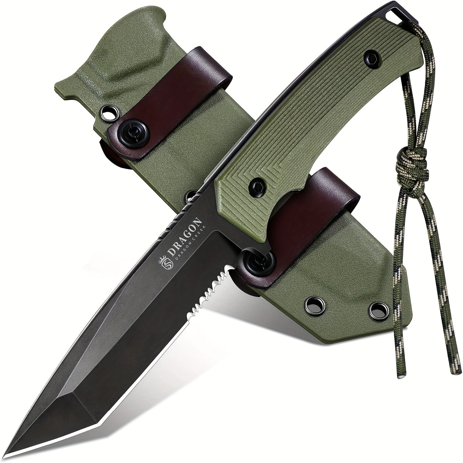 fixed blade knife sharp outdoor knife   sheath camping