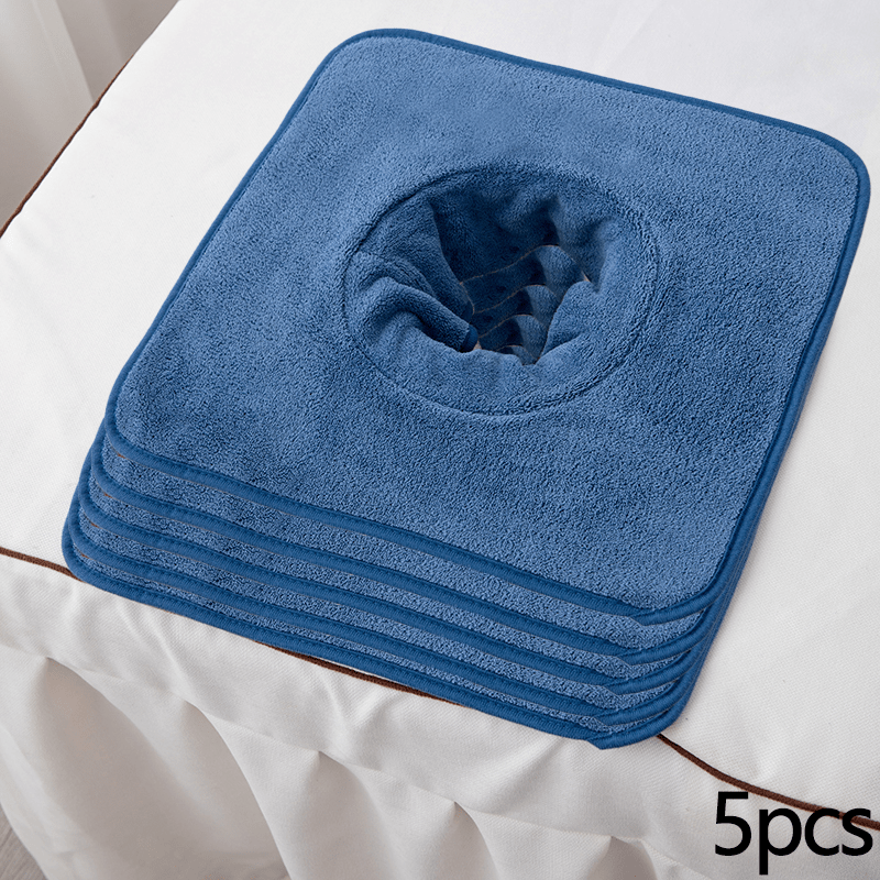 5pcs microfiber hole towels beauty beds 35cm x 35cm blocks