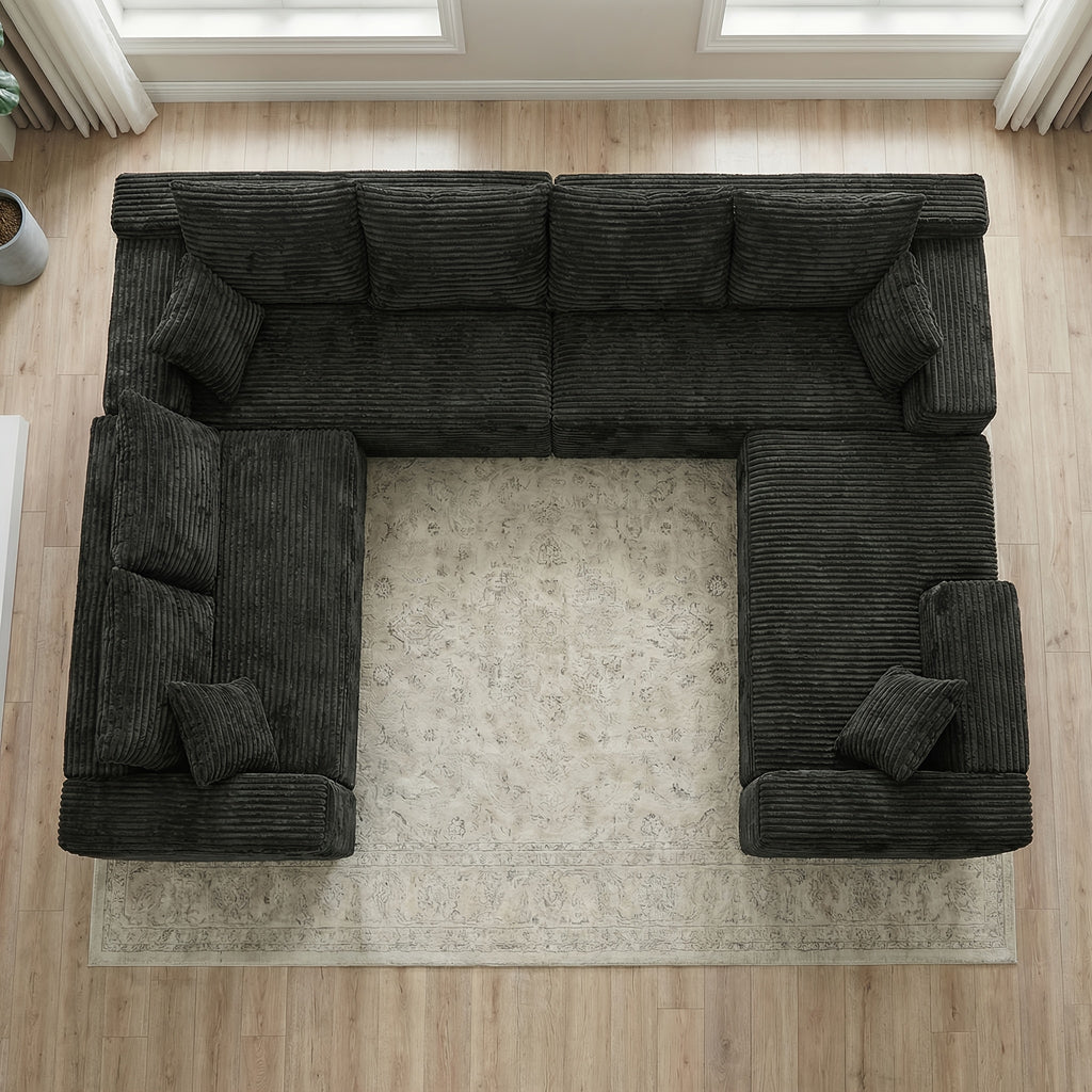 210 inch large u shaped modular sectional sofa suitable