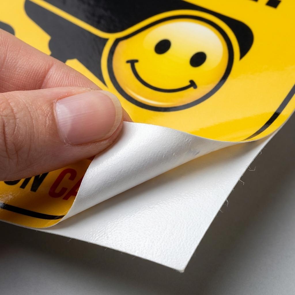 1pc smile monitoring reminder sticker security camera