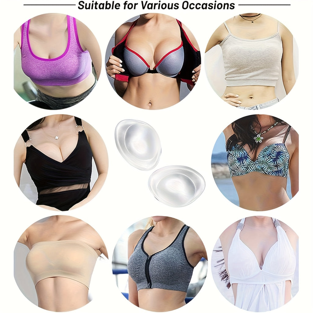 swimsuit bikini silicone bra pad insert thickened ruched
