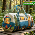 2d flat printing not embroidery   van theme travel bags