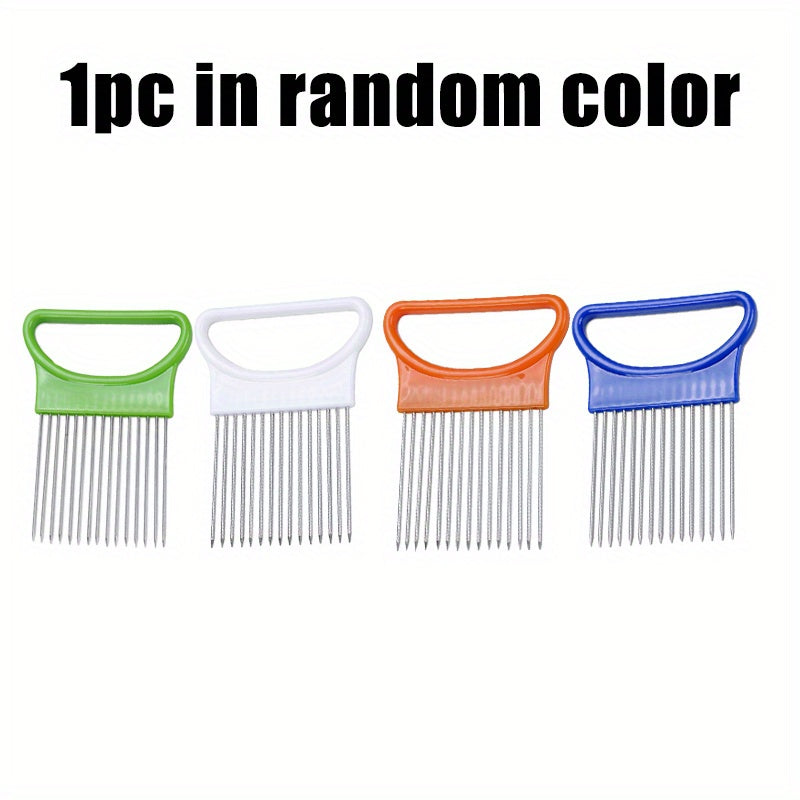 1 2 4pcs onion slicer vegetable tomato holder slicer cutter