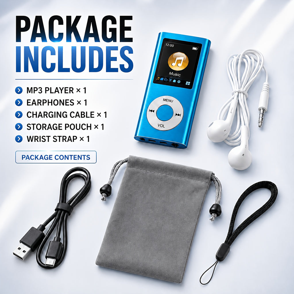 portable mp3 player stylish   a 1 8 inch lcd screen