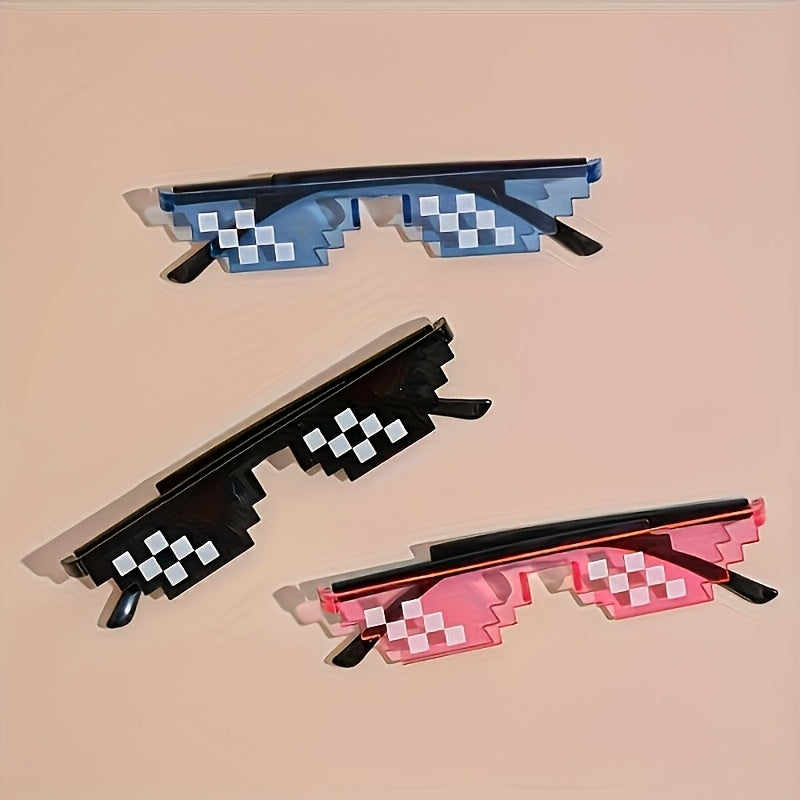 artistic fashion mosaic glasses fun party additions photo