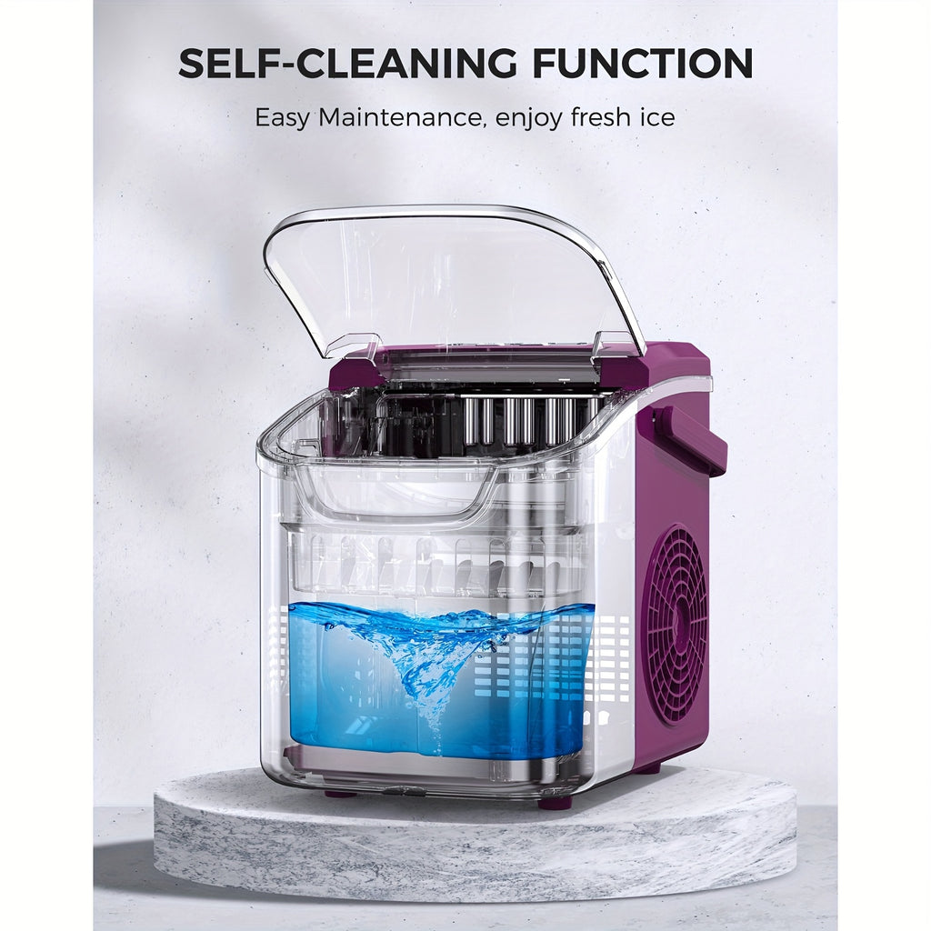 ice maker machine 8 ice cubes in 6   26lb day ice 2 sizes