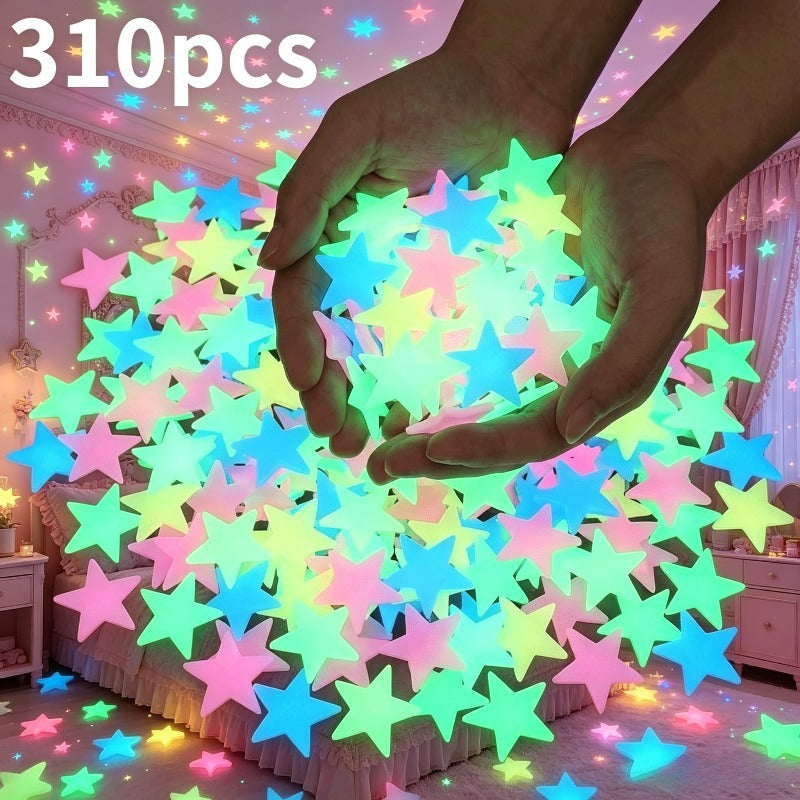 310  in dark wall stickers mixed colors 1 18inch