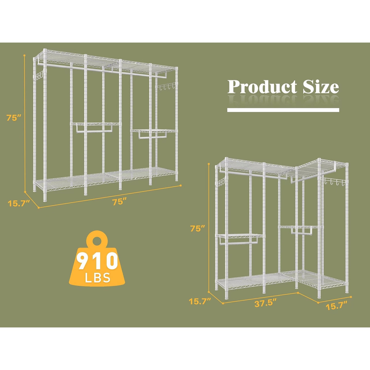 closet organizers storage   wardrobe 3 hanging