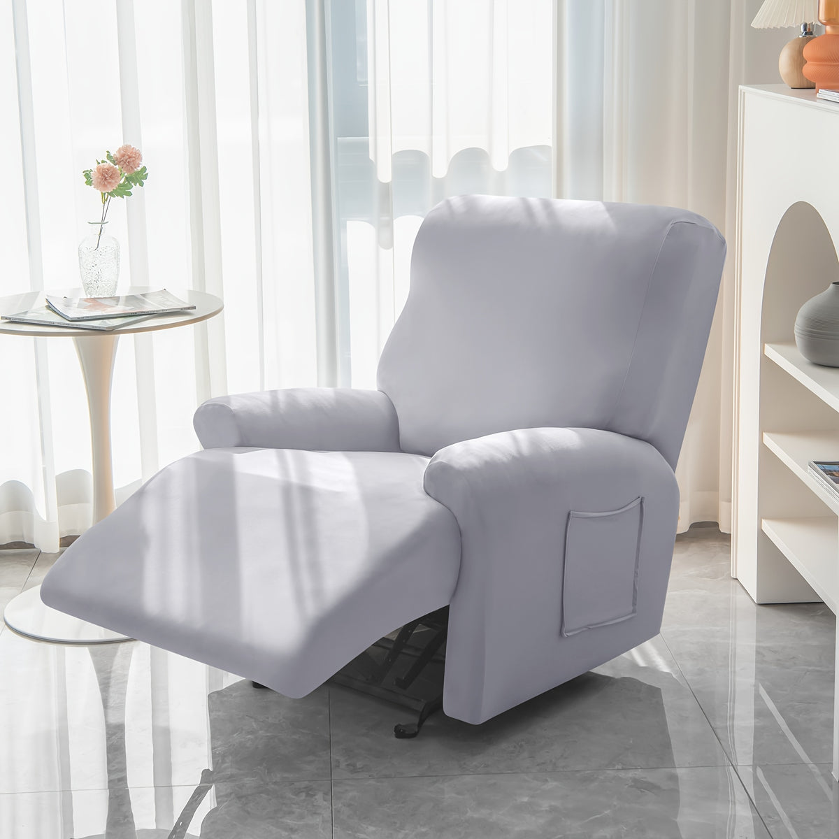 1 2 3 seater fiber fabric recliner sofa cover segmented