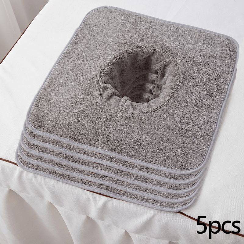 5pcs microfiber hole towels beauty beds 35cm x 35cm blocks