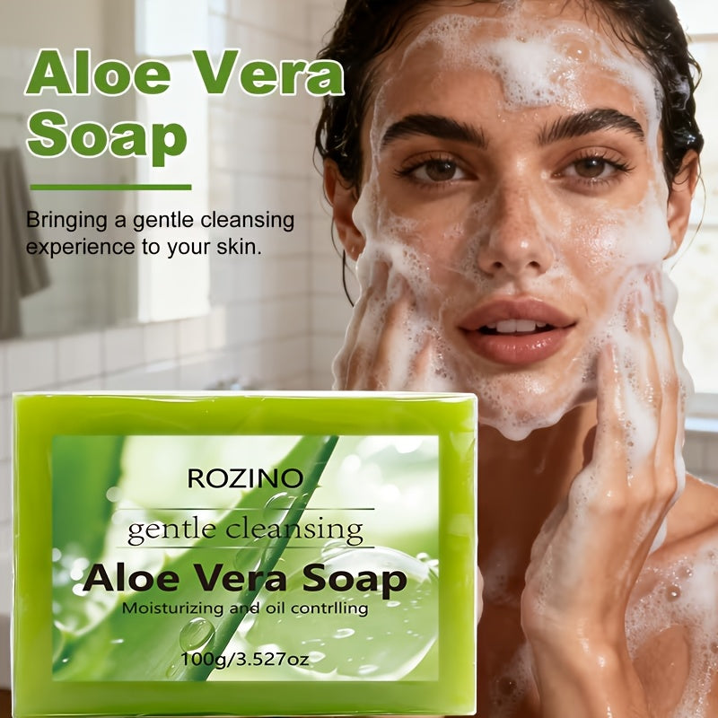 aloe vera   4 in 1 facial bath hand shampoo bar