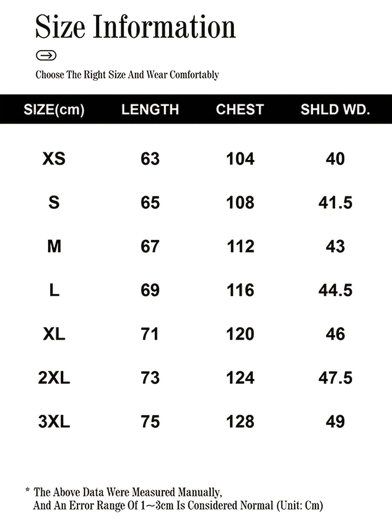 custom vest size reference data outdoor vest bib overcoat