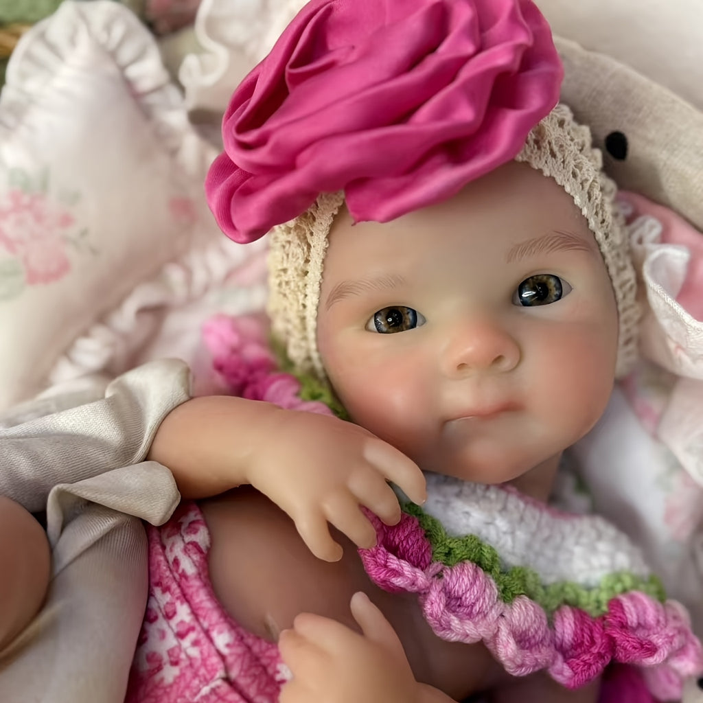 handmade realistic 13inch 33cm baby girl doll