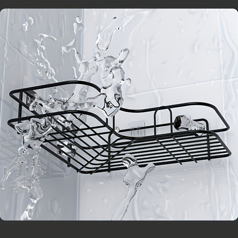 rust resistant corner shower rack a wall mounted bathroom
