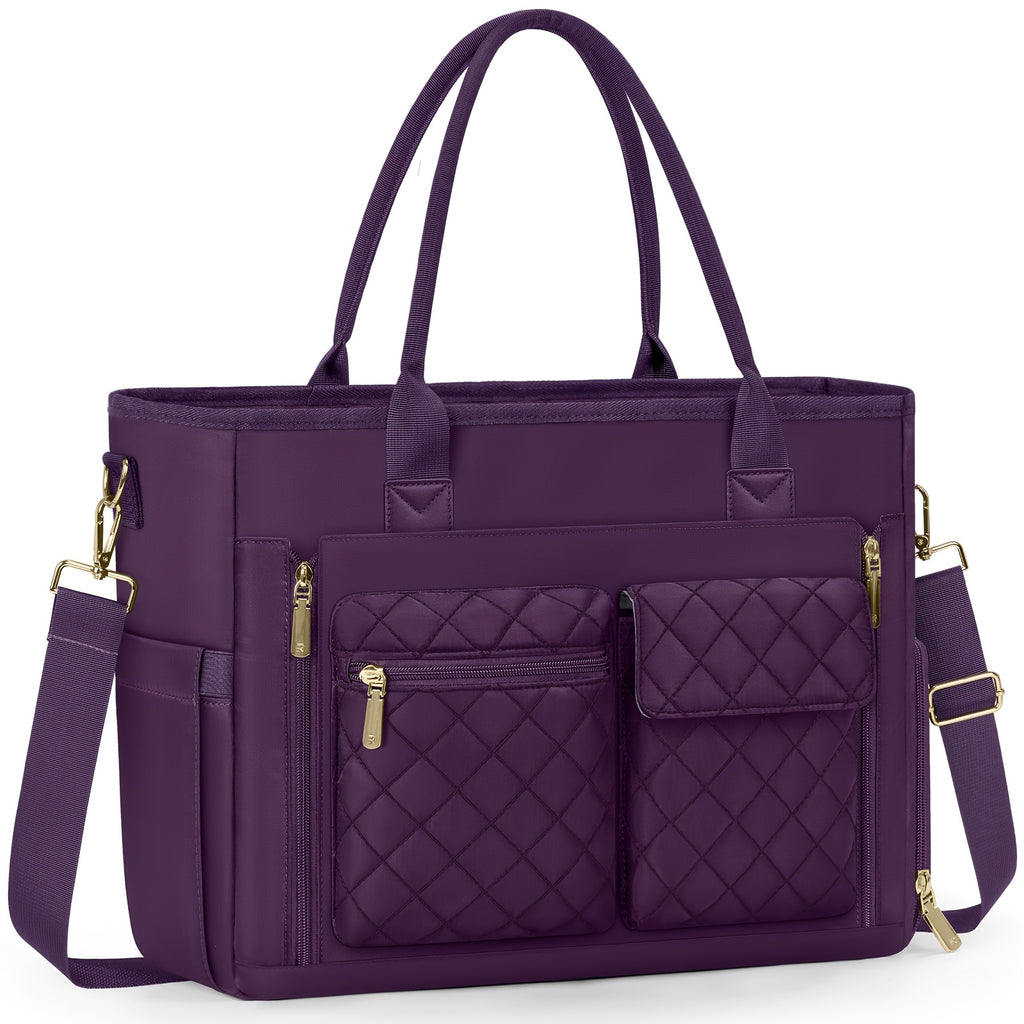 teacher tote bag insulated lunch compartment 15 6