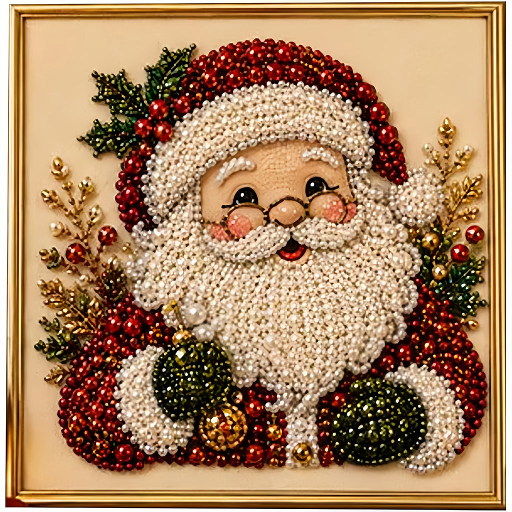 christmas colored pearl diamond painting suitable