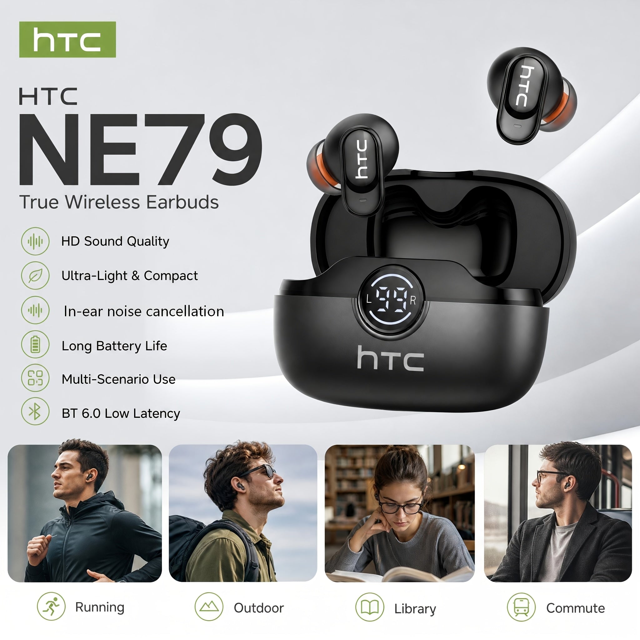 htc official flagship htc ne79 mini true wireless earbuds in