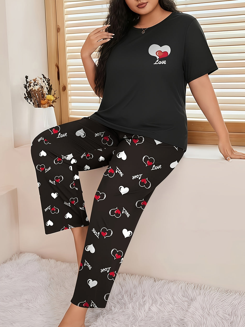 6pcs new large sized womens   wear short sleeved