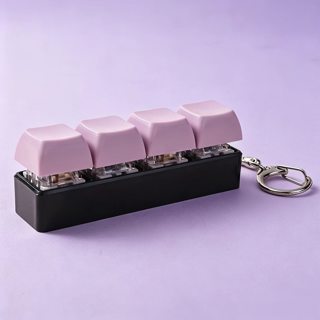 keychain multi color keychain   fidget clicker bag charm