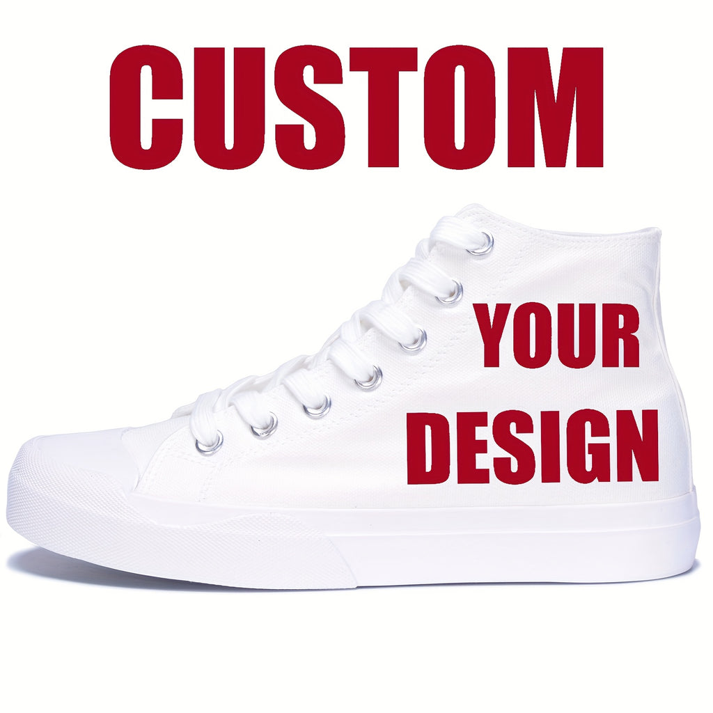 custom photo image white low top white high top black high