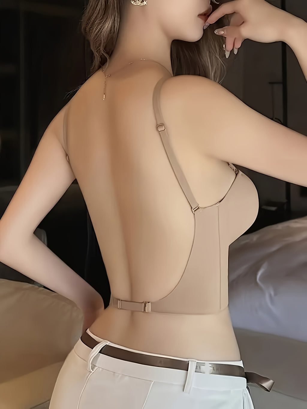 shaped backless bra women designed enhance small busts