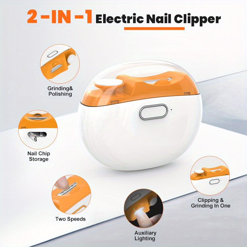 salon grade electric nail clipper polisher high definition