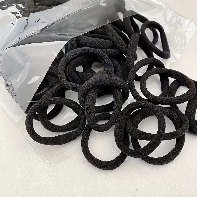 49 98pcs   hair tie super elastic hair rope durable