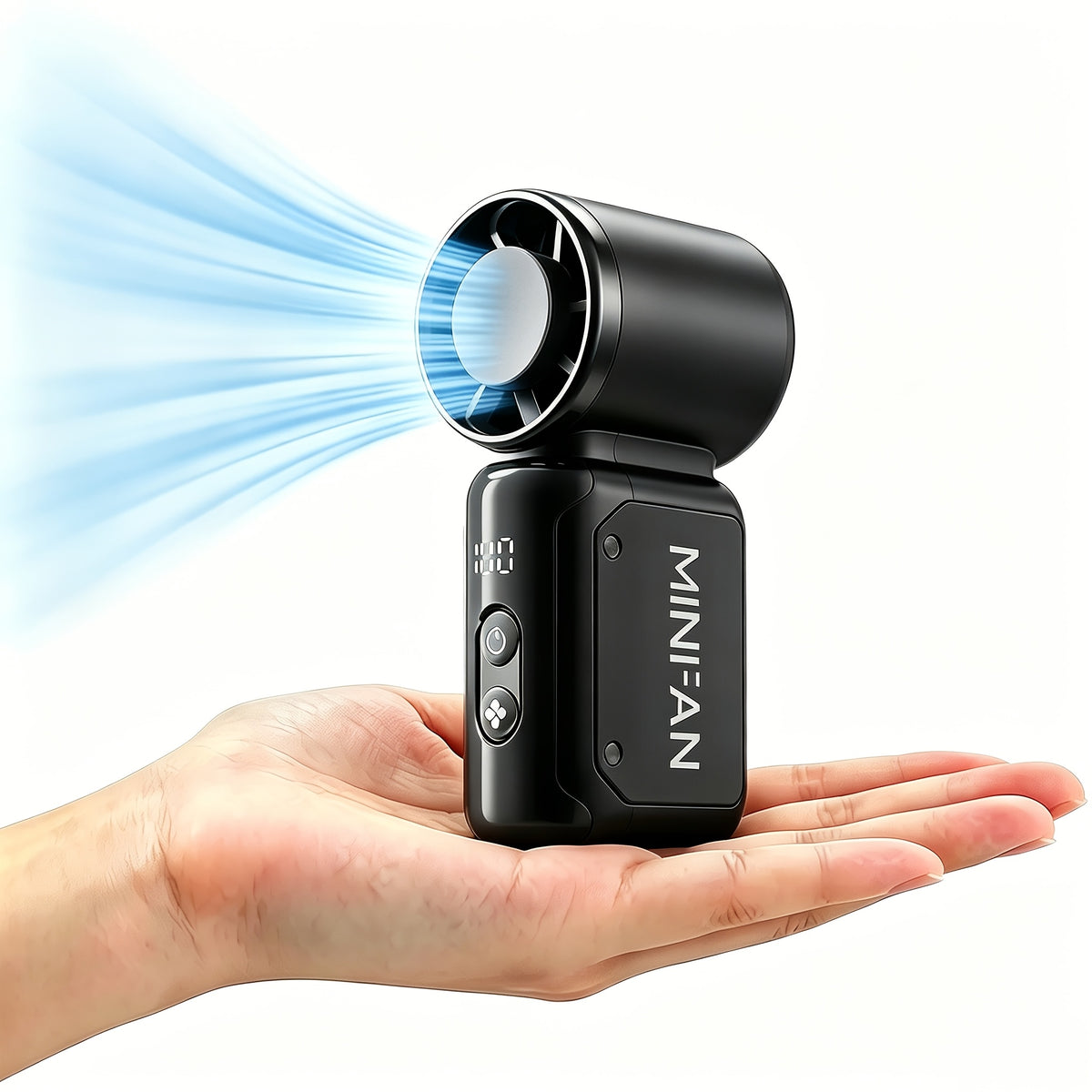 2026 new mini handheld portable quiet bladeless fan usb