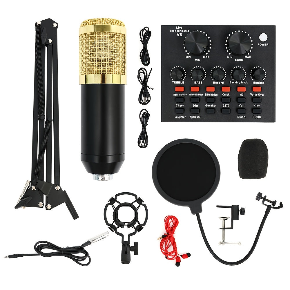 recording kit podcast music mixer equipment