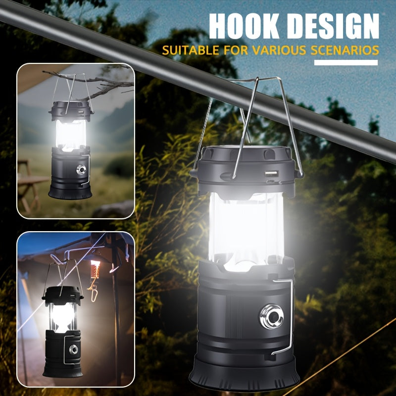 4pcs portable led camping light lightweight usb rechargeable