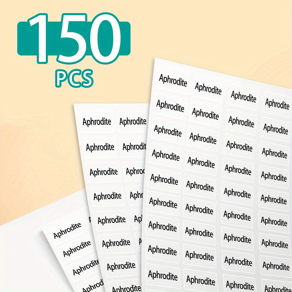 customized name sticker solid color label stationery books