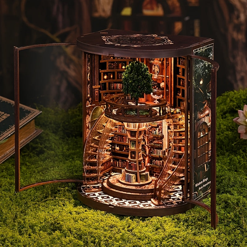 wisdom rings miniature house 3d puzzle assembled wooden