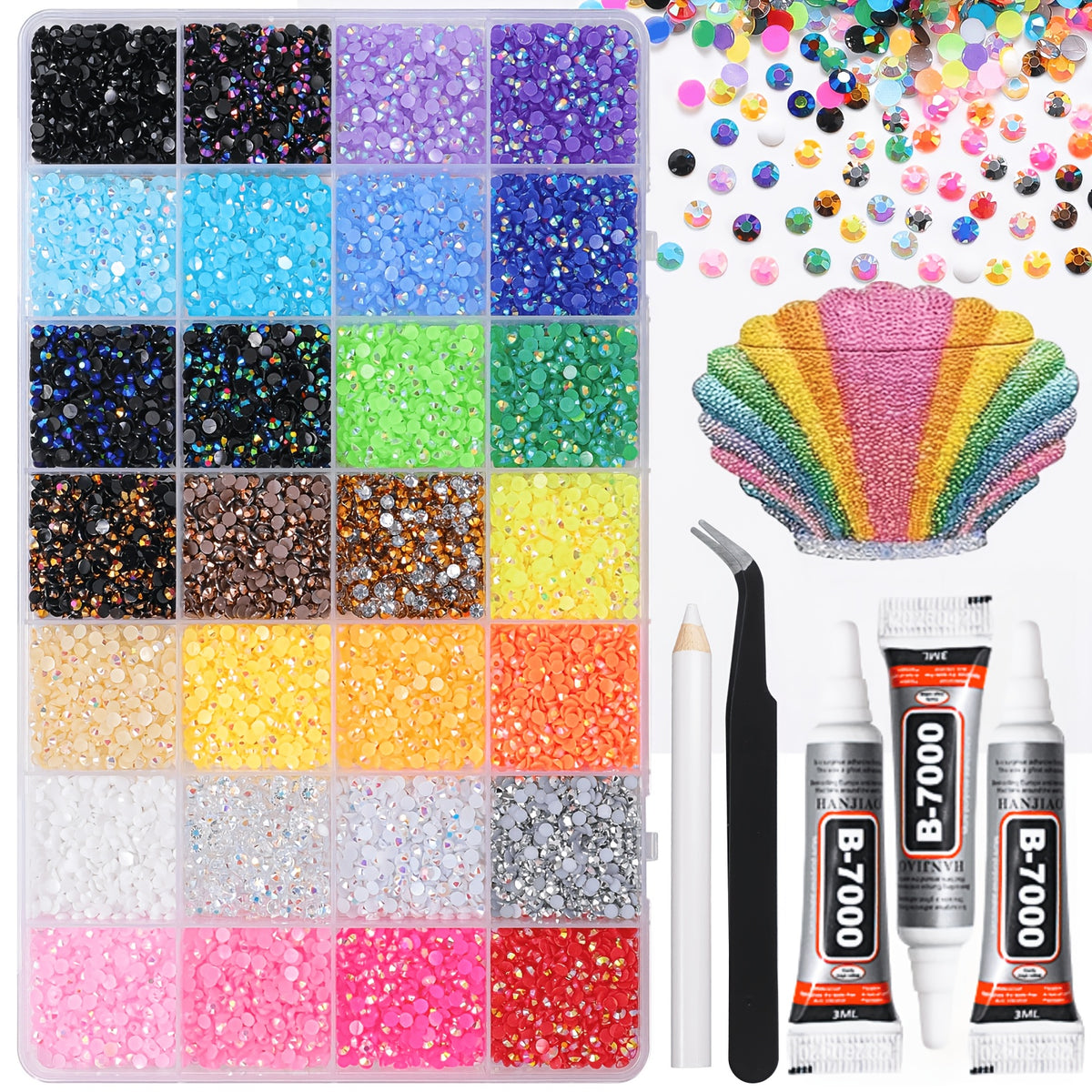 28 color 32000   kit 3mm colored resin bed cover