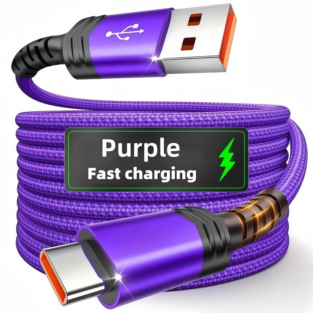 hot new product usb c nylon braid fast charging cable
