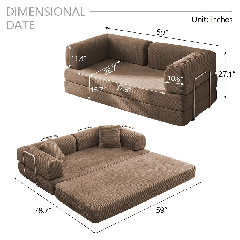 78 7 70 8 59 folding   bed convertible floor sofa