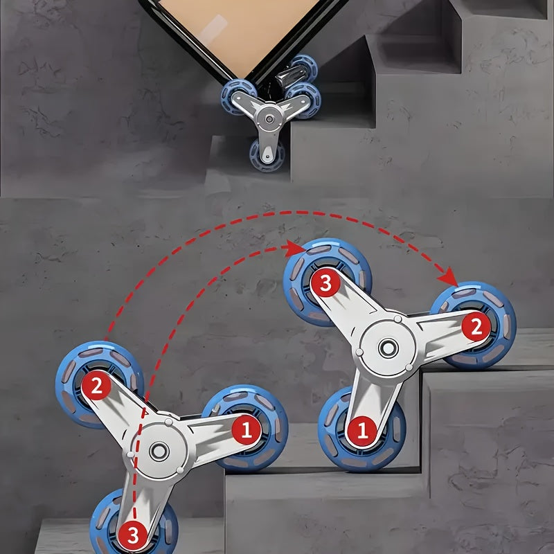 heavy duty folding trolley   adjustable buckles stair