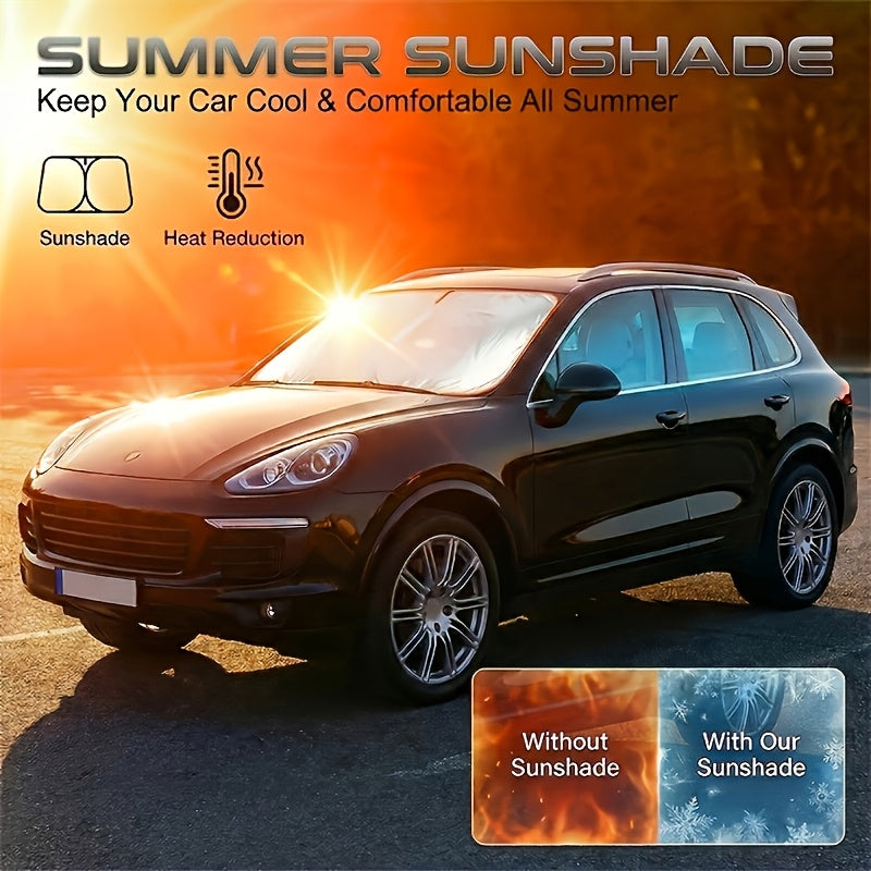 car universal windshield sunshade sunshade storage bag