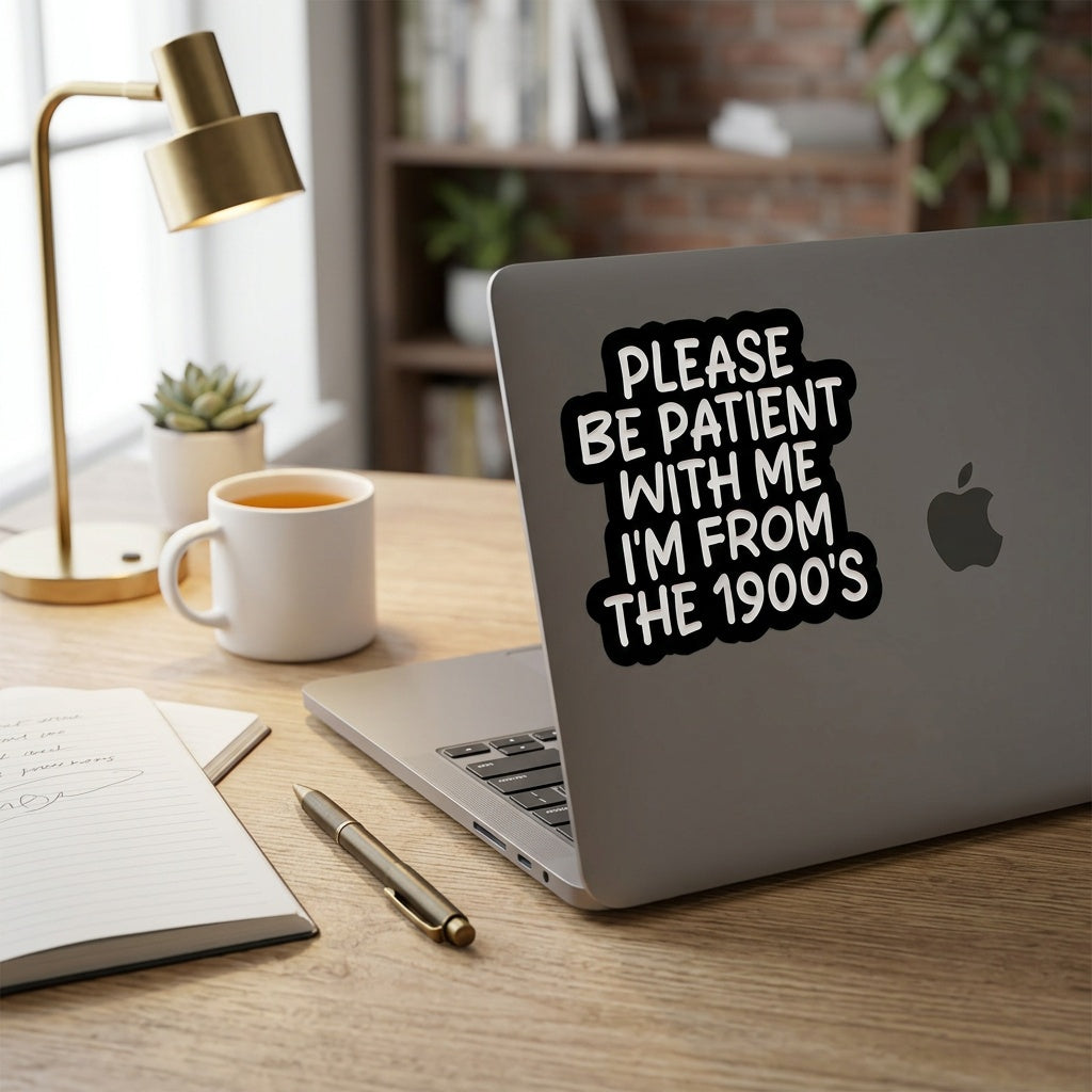 3 inch vintage fight sticker humorous themed vinyl stickers