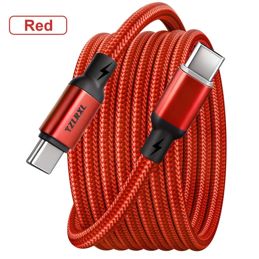type c 100w nylon braided super fast charging data cable