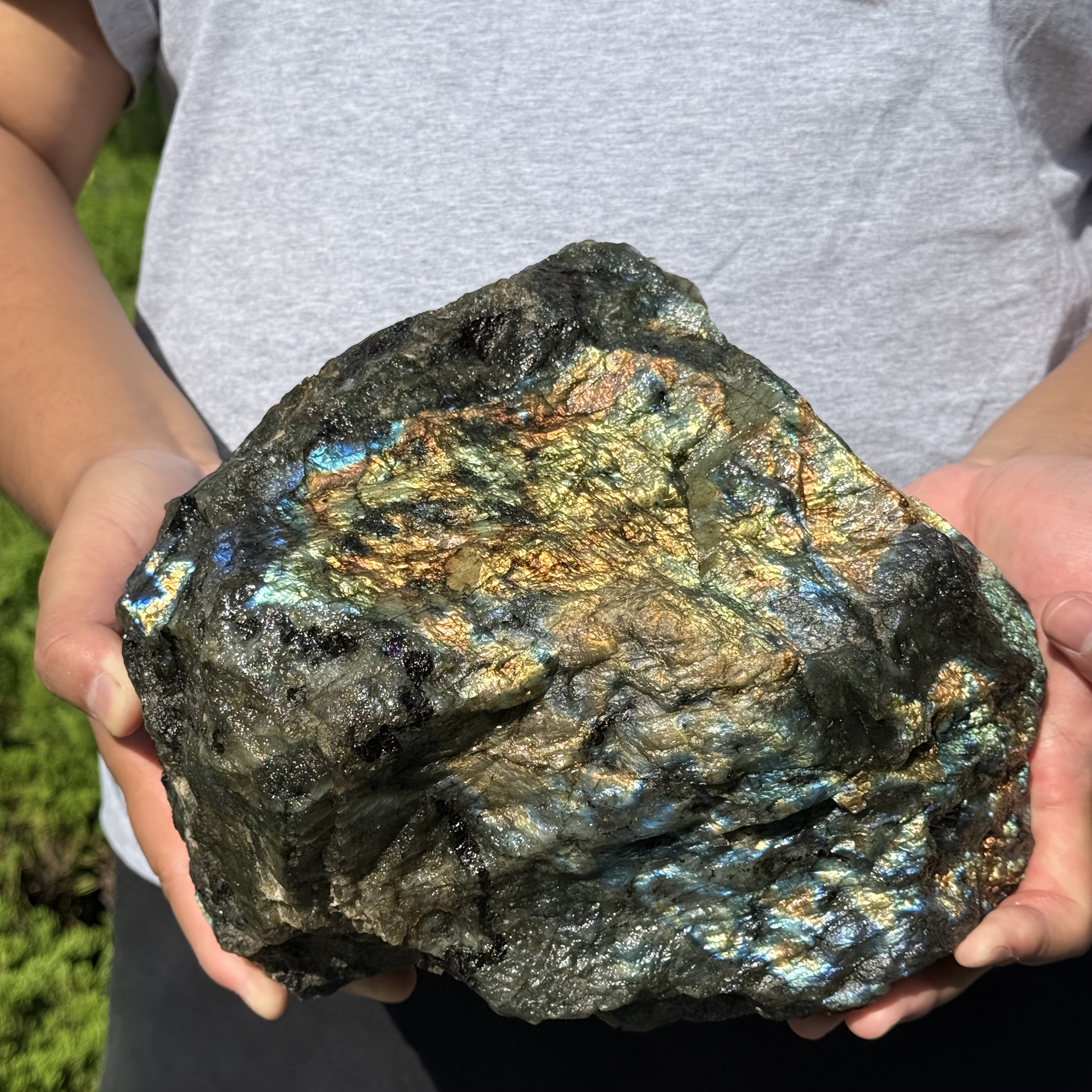 1pc random large   stone labradorite loose gemstones