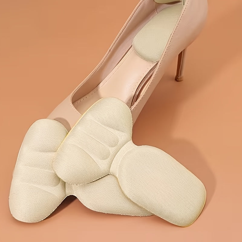 1   in 1 t shaped heel pads womens soft foam insoles