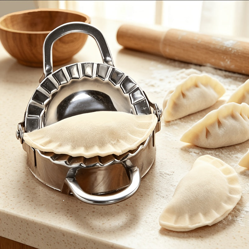 1pc simple dumpling mold stainless steel press mold sealing