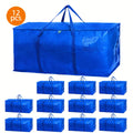 12pcs extra large moving bags zippers carrying handles heavy