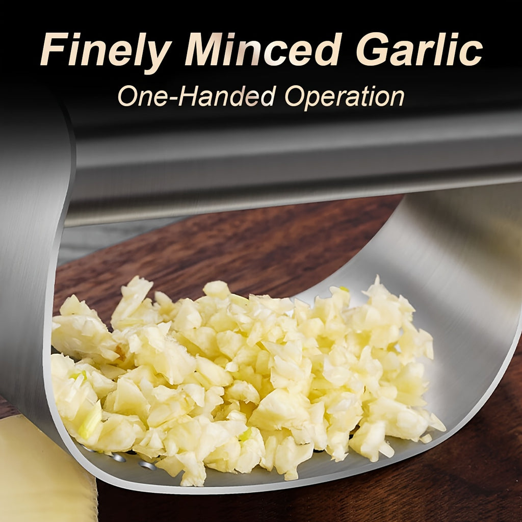 1 2 3pcs garlic press stainless steel garlic crusher