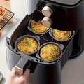 3pcs air fryer baking ramekins   grade silicone