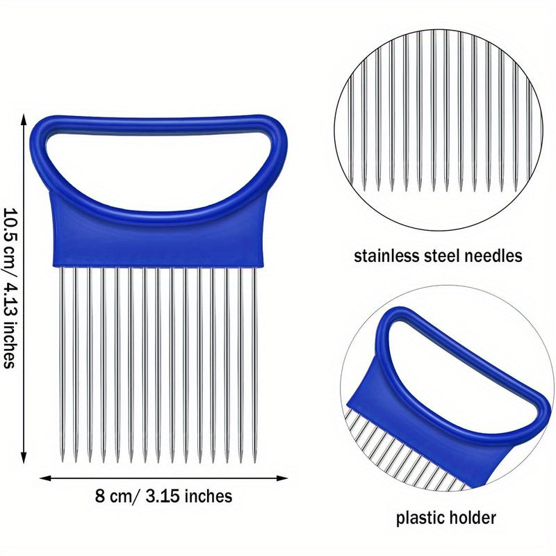 1 2 4pcs onion slicer vegetable tomato holder slicer cutter