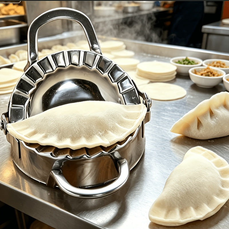 1pc simple dumpling mold stainless steel press mold sealing