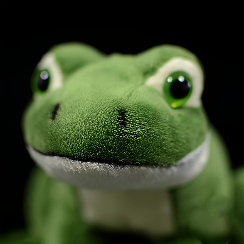 adorable   realistic frog plush toy a soft stuffed