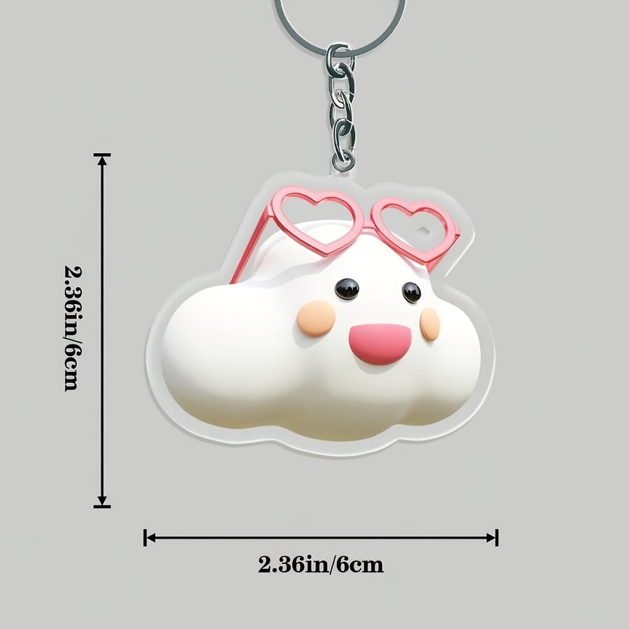1    photo text keychain