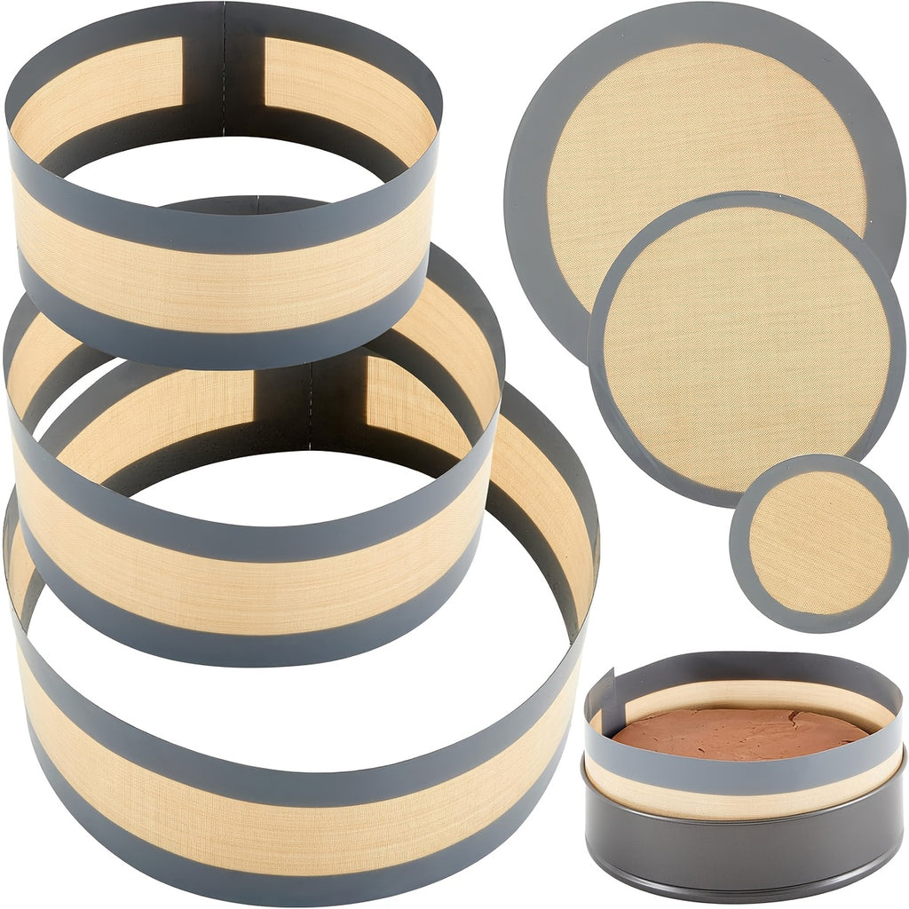 ldq 6pcs silicone baking mats designed 4 7 9 inch springform